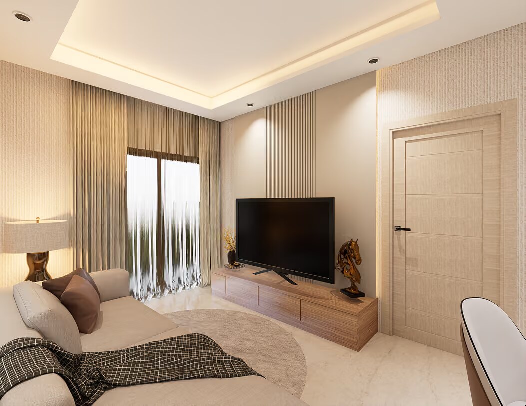 Ruang tamu Suite Family Room Golden Prima Residence